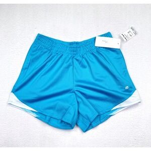 Marika Girls Youth 3" Performance Knit Athletic Shorts Size L Coastal Blue